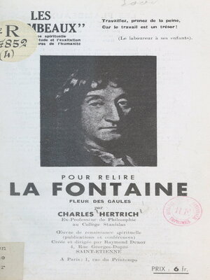 cover image of Pour relire La Fontaine, fleur des Gaules